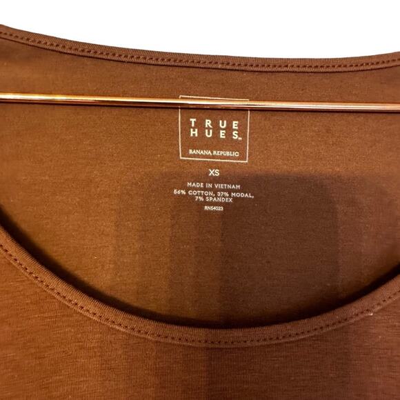 True hues Banana Republic brown tan bodysuit size XS - Picture 3 of 6